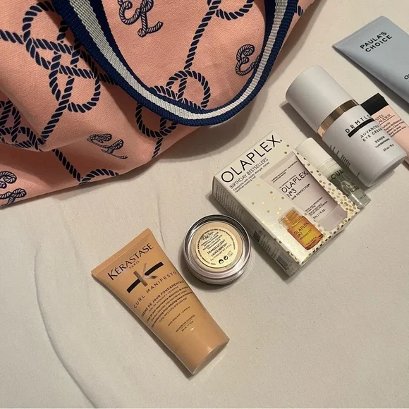 Keratase,Laura Mercier,Olaplex,Ouai,Drmtlgy,Paulas choice&Estee Lauder BeautyBag - Picture 2 of 4
